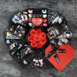 Herzform DIY handgemachte Fotoalbum Überraschung Explosion Bouncing Geschenkbox – Bild 5