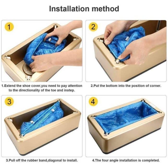 Vollautomatische Anti-Epidemie-Schuhfolienmaschine Haushalts-Einweg-Schuhüberzugsmaschine, Shoe Cover Machine – Bild 3