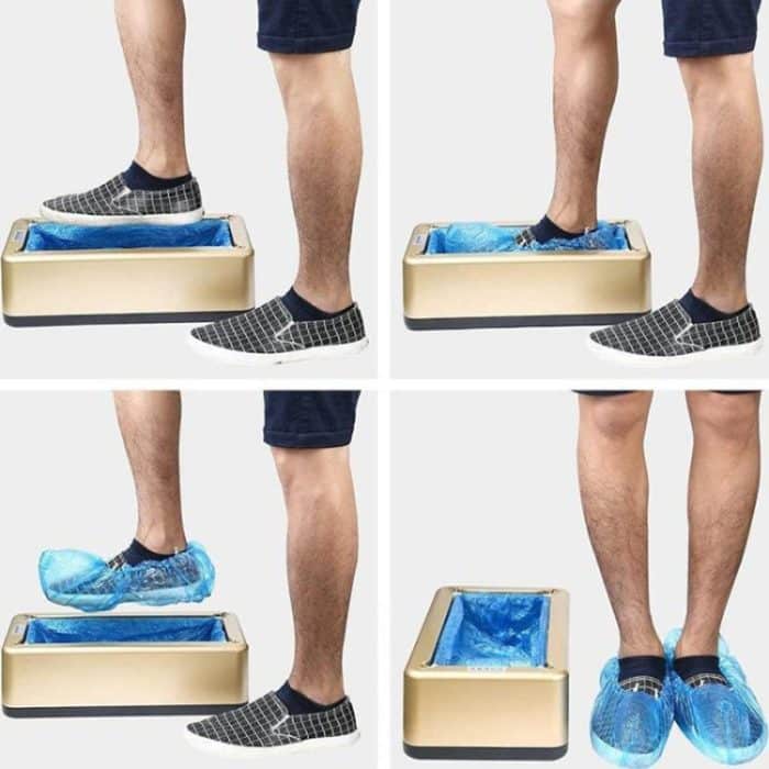 Vollautomatische Anti-Epidemie-Schuhfolienmaschine Haushalts-Einweg-Schuhüberzugsmaschine, Shoe Cover Machine – Bild 4