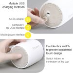 Vitamer USB Mini Tragbarer Entsafter Saftmixer Zitronenfruchtpresse Reibahlen Flasche – Bild 3