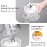 Vitamer USB Mini Tragbarer Entsafter Saftmixer Zitronenfruchtpresse Reibahlen Flasche – Bild 4