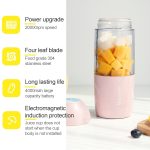 Vitamer USB Mini Tragbarer Entsafter Saftmixer Zitronenfruchtpresse Reibahlen Flasche – Bild 8