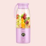 Vitamer USB Mini Tragbarer Entsafter Saftmixer Zitronenfruchtpresse Reibahlen Flasche – Bild 2