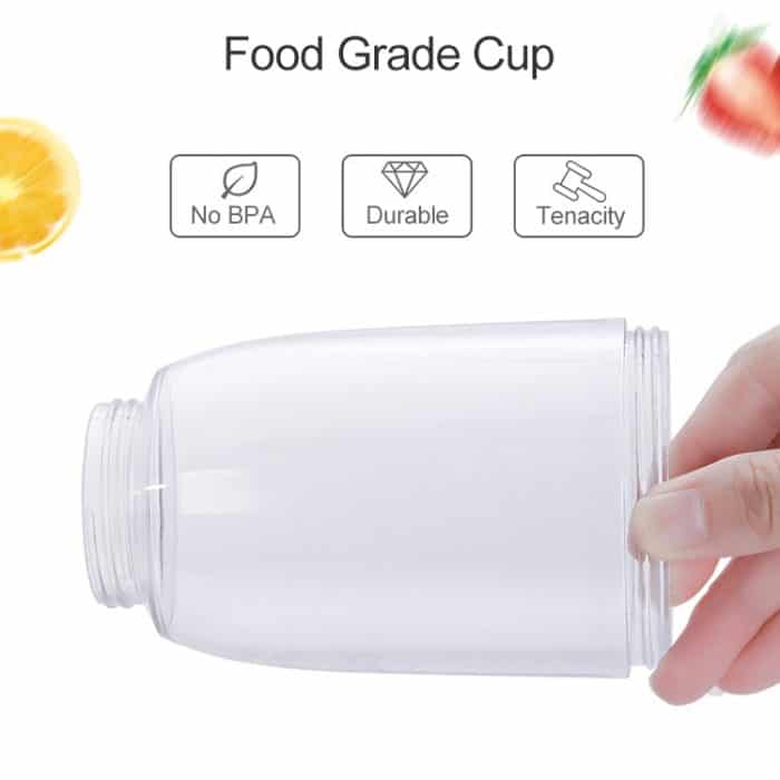 Vitamer USB Mini Tragbarer Entsafter Saftmixer Zitronenfruchtpresse Reibahlen Flasche – Bild 3