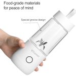 Vitamer USB Mini Tragbarer Entsafter Saftmixer Zitronenfruchtpresse Reibahlen Flasche – Bild 4