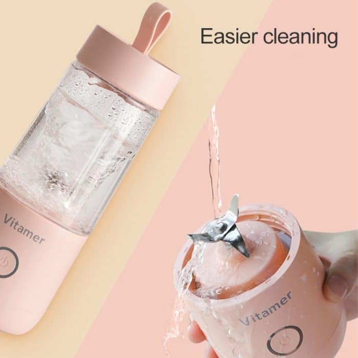 Vitamer USB Mini Tragbarer Entsafter Saftmixer Zitronenfruchtpresse Reibahlen Flasche – Bild 8