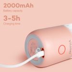 Vitamer USB Mini Tragbarer Entsafter Saftmixer Zitronenfruchtpresse Reibahlen Flasche – Bild 9