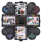 Kreative DIY handgemachte Fotoalbum Gedenkbuch Überraschung Explosion Geschenkbox, fertig + PVC-Version – Bild 3