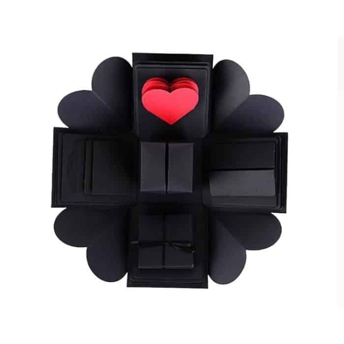 Kreative DIY handgemachte Fotoalbum Gedenkbuch Überraschung Explosion Geschenkbox, fertig + PVC-Version – Bild 5