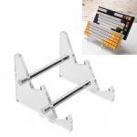 YX003-2 Abnehmbarer Doppelschicht-Tastaturständer aus transparentem Acryl