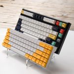 YX003-2 Abnehmbarer Doppelschicht-Tastaturständer aus transparentem Acryl – Bild 4