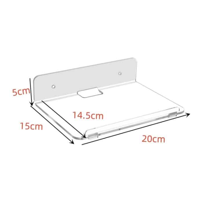 YX005 2 / Packung Wandhalter aus Acryl – Bild 2