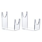 YX010 2 / Packung transparenter Acryl-Hornständer – Bild 2