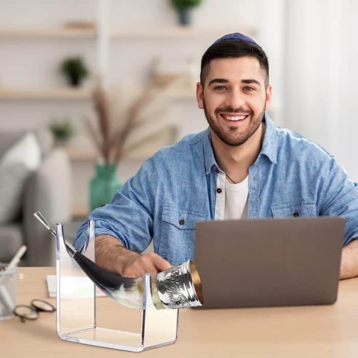 YX010 2 / Packung transparenter Acryl-Hornständer – Bild 6