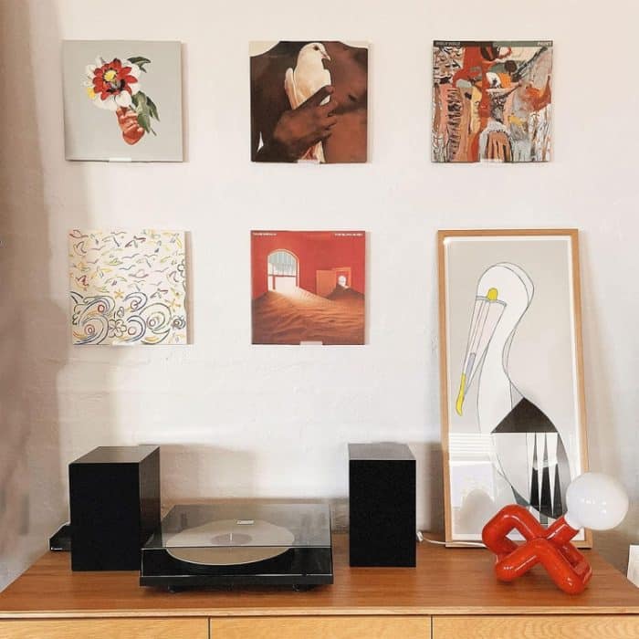 YX015 6 / Packung Acryl-Schallplattenständer zur Wandmontage für CDs – Bild 6