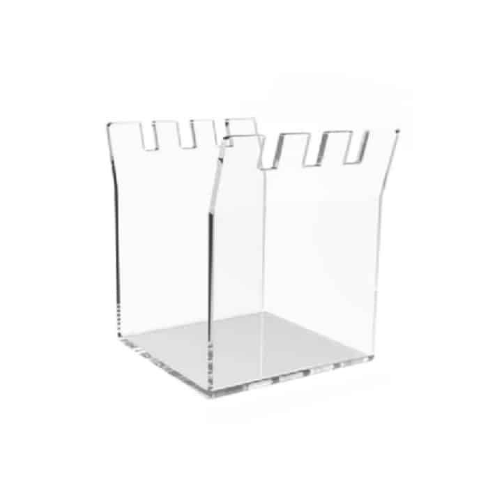 HAC3318.jpg YX019-1 Kleiner Druckverschlussbeutelständer aus Acryl – Bild 1