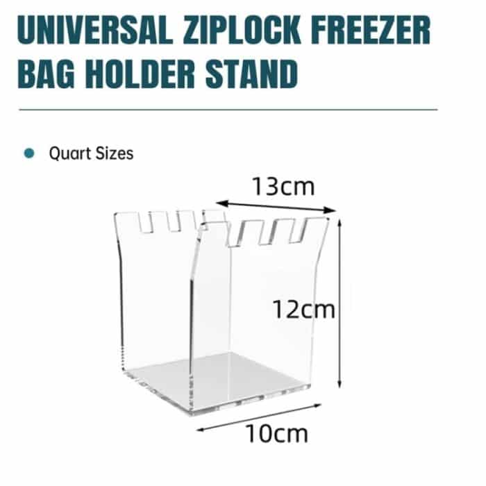 YX019-1 Kleiner Druckverschlussbeutelständer aus Acryl – Bild 2