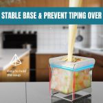 YX019-1 Kleiner Druckverschlussbeutelständer aus Acryl – Bild 7