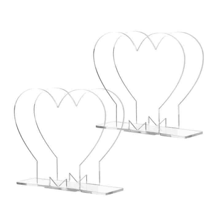 HAC3322.jpg 2 Stück transparenter Acryl-Tischpapierhandtuch-Organizer – Bild 1