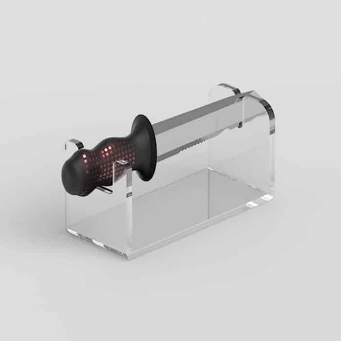 YX021-1 Schweizer Taschenmesserhalter aus Acryl, Größe: 15,7 x 5 x 5 cm – Bild 5