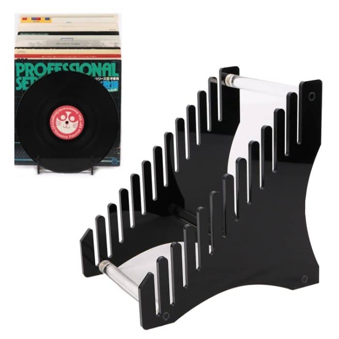 YX024 Acryl-Schallplattenständer für den Schreibtisch, für Bücher und CDs, YX024 – Bild 1