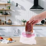 2 Stück YX025 großer Druckverschlussbeutelhalter aus Acryl – Bild 5