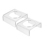 2 Stück YX044 transparenter Fußball-Ausstellungsständer aus Acryl – Bild 2