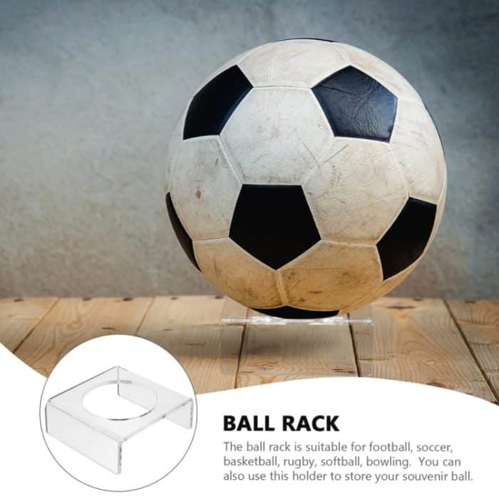 2 Stück YX044 transparenter Fußball-Ausstellungsständer aus Acryl – Bild 4