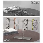 2 Stück YX045 Acryl-Brillen-Desktop-Aufbewahrungsständer – Bild 5