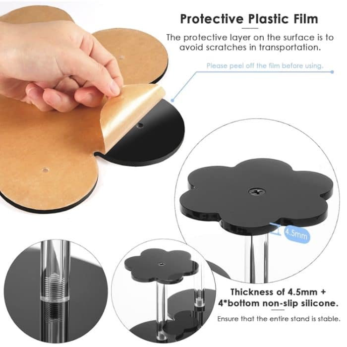 YX046 Acryl-Figuren-Ausstellungsständer, Cupcake-Kosmetik-Ausstellungsständer, YX046 – Bild 3