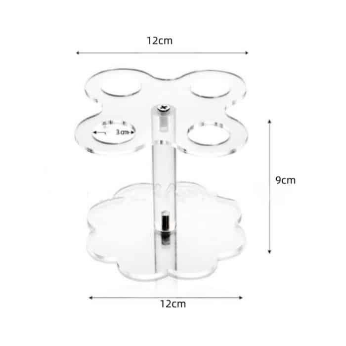2 Stück YX047 Acrylkegel-Ausstellungsständer Eiscreme-Ausstellungsständer – Bild 3