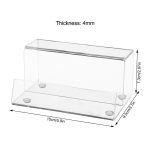 YX069 Acryl-Schallplattenregal für den Schreibtisch, CD-Ausstellungsständer, YX069 (Transparent), YX069 (Black) – Bild 2