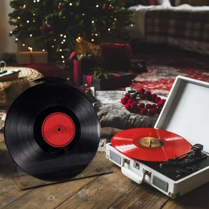 YX069 Acryl-Schallplattenregal für den Schreibtisch, CD-Ausstellungsständer, YX069 (Transparent), YX069 (Black) – Bild 5