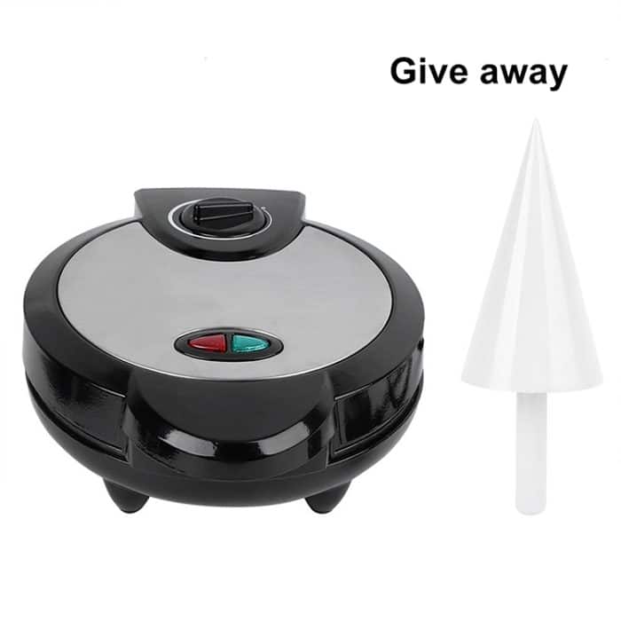 Elektrischer Eierbrötchen-Hersteller, DIY-Eistüte-Maschine, knusprige Omelette-Maschine, Pfannkuchenmaschine, EU-Stecker, EU Plug – Bild 3