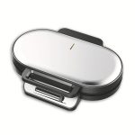 Haushalt Waffeleisen Toaster Doppel Teller Heizung Mini Frühstück Maschine Sandwich Elektrische Kuchen Backen Maschine, EU Stecker – Bild 3