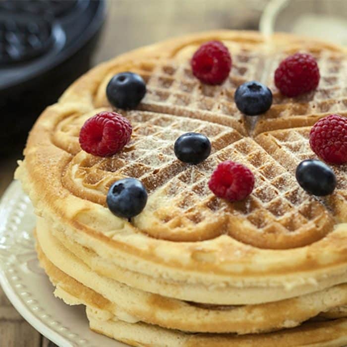 Haushalt Waffeleisen Toaster Doppel Teller Heizung Mini Frühstück Maschine Sandwich Elektrische Kuchen Backen Maschine, EU Stecker – Bild 6