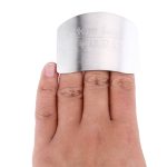 10 PCS Creative Kitchen Notwendiges Essen Gemüse schneiden Edelstahl Hand Fingerschutz – Bild 5