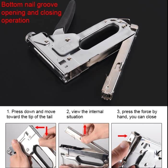 Nagelpistole U-Typ / T-Typ / Türtyp-Nagel-Universalnagler, Nailer, With Handle Case, With 1000 PCS Nails, With Handle Case & 1000 PCS Nails – Bild 3