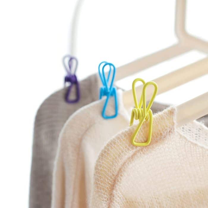 100 PCS Mehrzweck-Wohnkultur Kleidung Foto hängen Klammern, zufällige Farblieferung – Bild 5