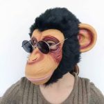 Beliebte schöne Halloween-Maske Maskerade Emulsion Gorilla Maske für Männer und Frauen – Bild 6