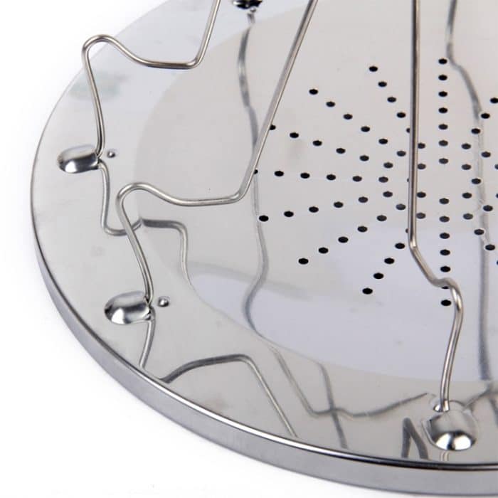 Outdoor Camping Tools 4 Scheiben Edelstahl Camping Faltbarer Toaster Rack Toaster Tablett Brot Toast Rack – Bild 6