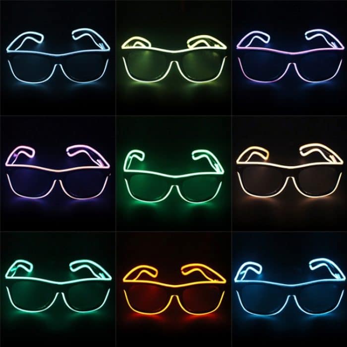 New Style LED Mehrfarben-Leuchtstofflampen EL-Blinkgläser, Sound Control-Typ, zufällige Farbabgabe – Bild 5