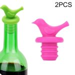10 PCS Creative Bird Style Silikon Wein Bier Gewürze Flaschenverschluss Zufällige Farblieferung
