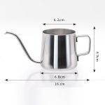 Handtropfkaffeekanne aus Edelstahl 304 mit langem, schmalem Ausguss und hängendem Ohr, 250ML, 350ML – Bild 6