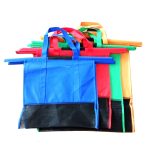 4 PCS / Set Supermarkt Trolley Taschen Vlies Tragbare Einkaufstaschen – Bild 2