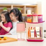 Multifunktion Home Küche Handbuch Babynahrung Aufbewahrungstasche Spender Kinder Püree Quetscher – Bild 11