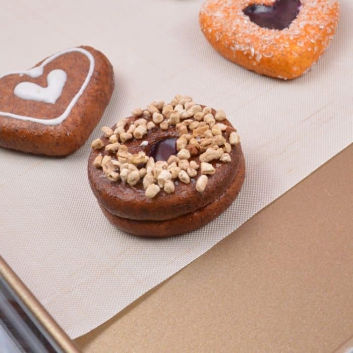 10 PCS Cuttable Wiederverwendbare Anti-Stick-Backplanen mit hoher Temperaturbeständigkeit, Größe: 40x60 cm, zufällige Farblieferung – Bild 4