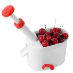 Küchenwerkzeug Hochwertige Cherry Corer Pits Obstkern Stoner Remover Puncher – Bild 2