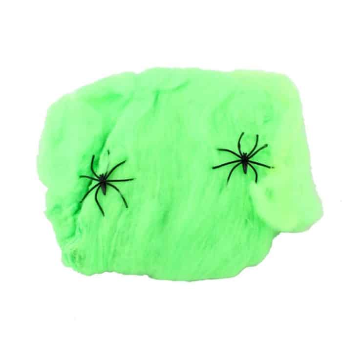 5 PCS Halloween Requisiten Baumwollgarn Spinnennetze, zufällige Farblieferung – Bild 3