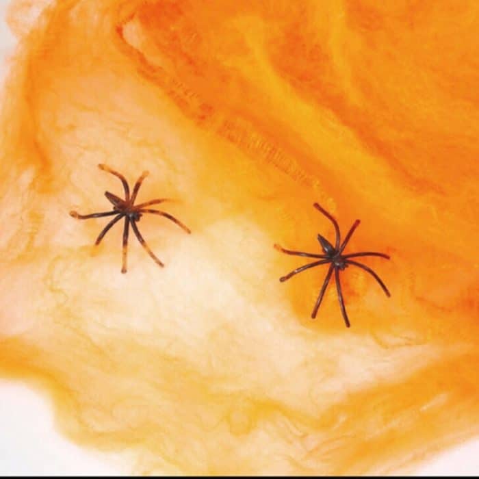 5 PCS Halloween Requisiten Baumwollgarn Spinnennetze, zufällige Farblieferung – Bild 5